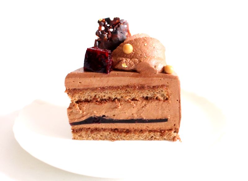 2025.12 フォレ・ノワール仕立てのチョコレートのババロア